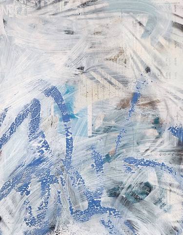 Original Abstract Expressionism Abstract Painting by Fran Mcnamara