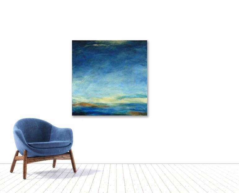 Original Abstract Landscape Painting by Fran Mcnamara