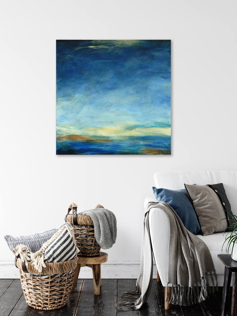 Original Abstract Landscape Painting by Fran Mcnamara