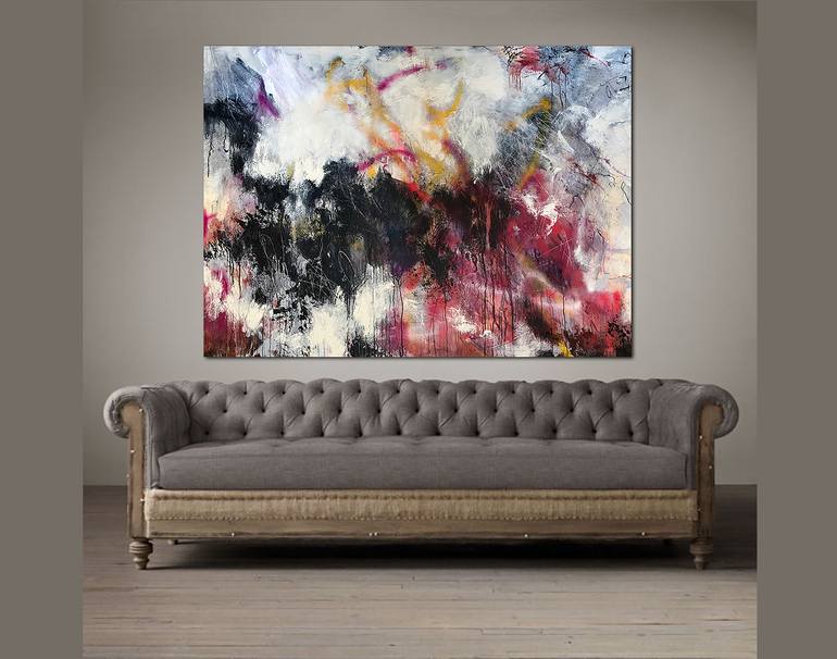 Original Abstract Landscape Painting by Fran McNamara