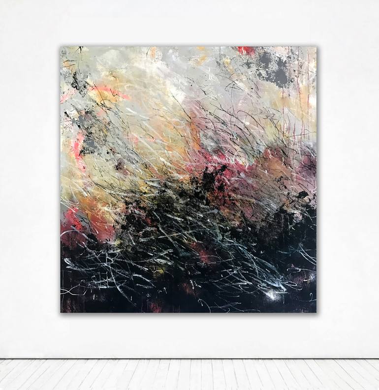 Original Abstract Landscape Painting by Fran Mcnamara