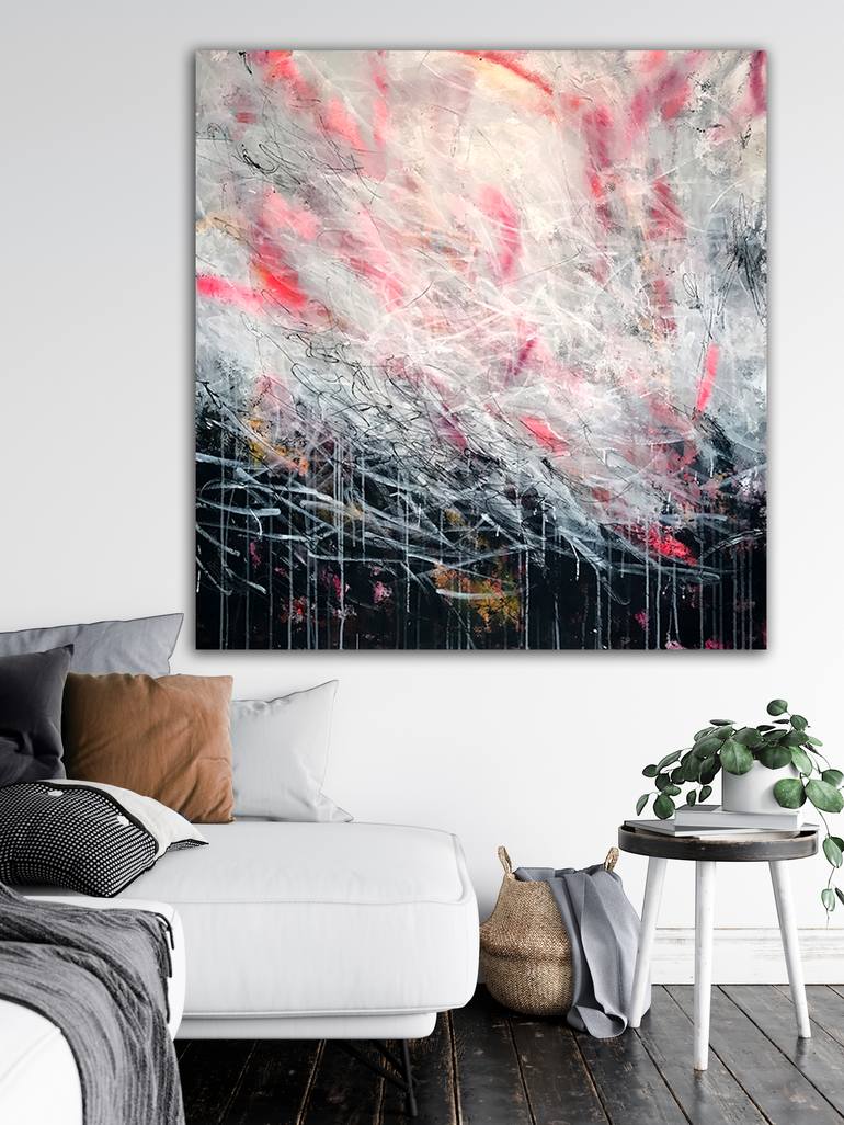 Original Abstract Landscape Painting by Fran McNamara