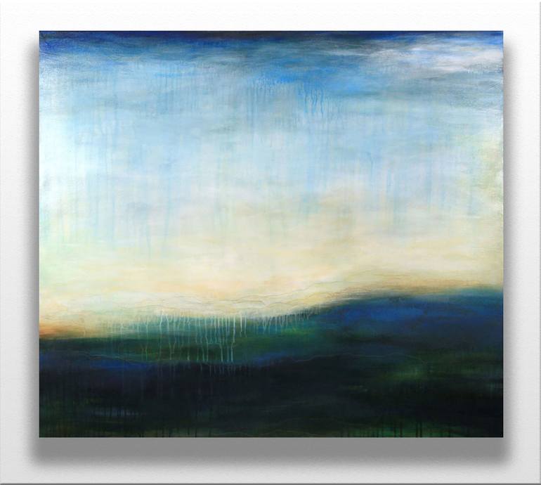 Original Abstract Landscape Painting by Fran McNamara