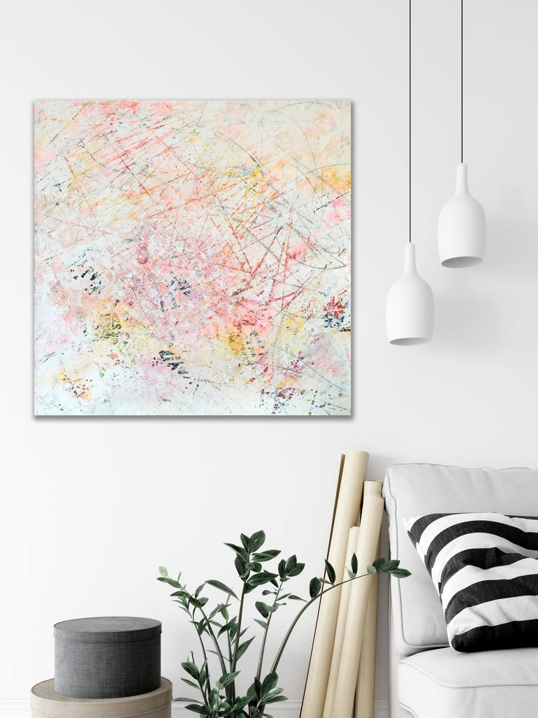 Original Abstract Expressionism Abstract Painting by Fran Mcnamara