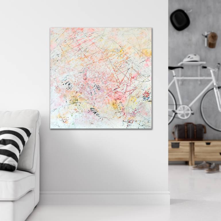 Original Abstract Expressionism Abstract Painting by Fran Mcnamara