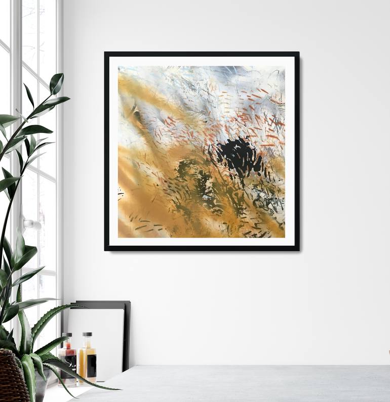 Original Abstract Expressionism Abstract Painting by Fran Mcnamara