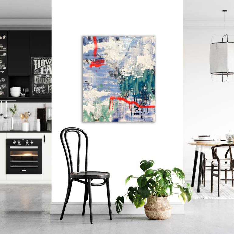 Original Abstract Expressionism Abstract Painting by Fran Mcnamara