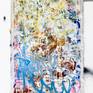 painting on studio wall