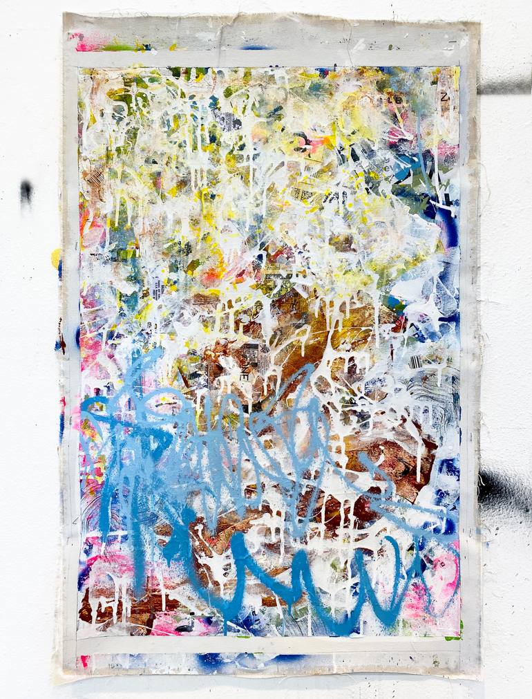 Original Abstract Expressionism Abstract Painting by Fran Mcnamara