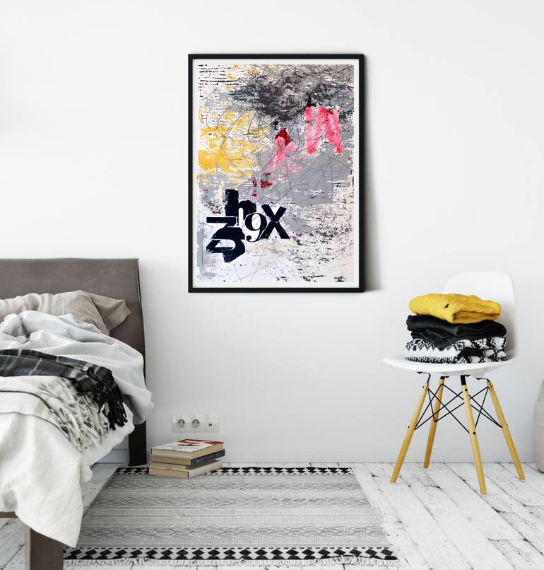 Original Abstract Expressionism Abstract Painting by Fran Mcnamara