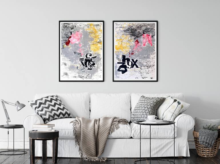 Original Abstract Expressionism Abstract Painting by Fran Mcnamara