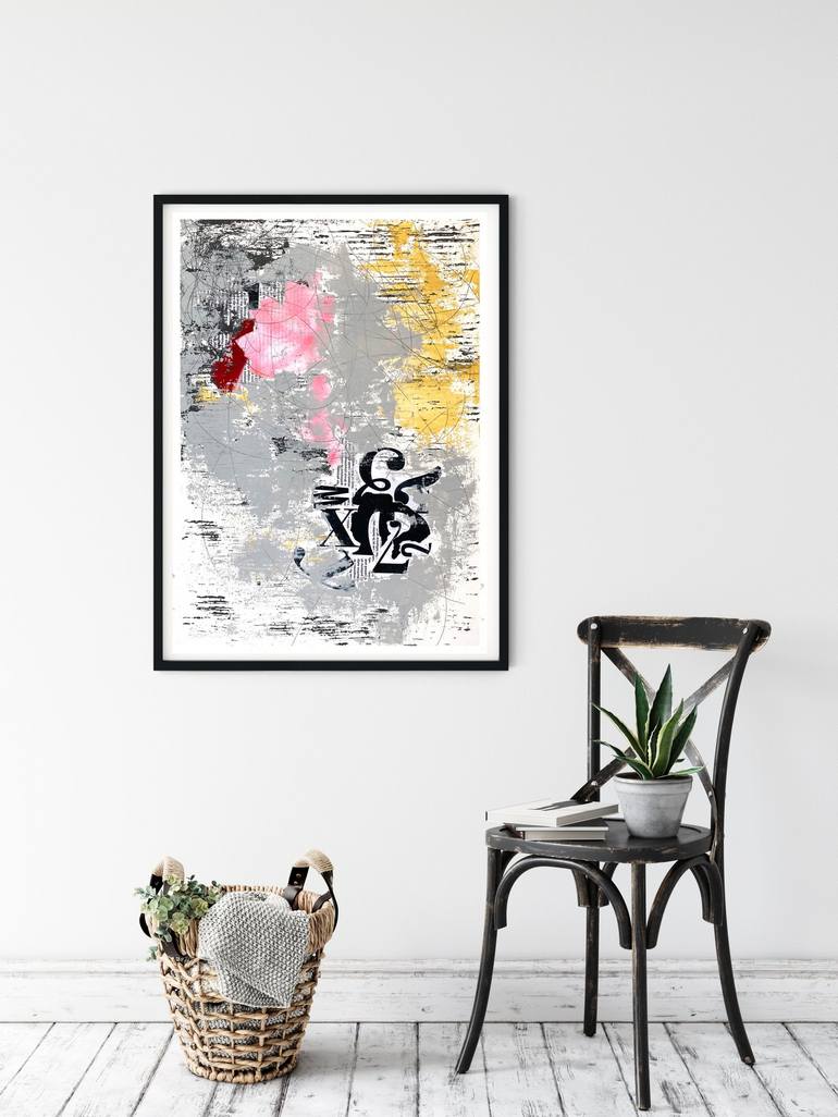 Original Abstract Expressionism Abstract Painting by Fran Mcnamara