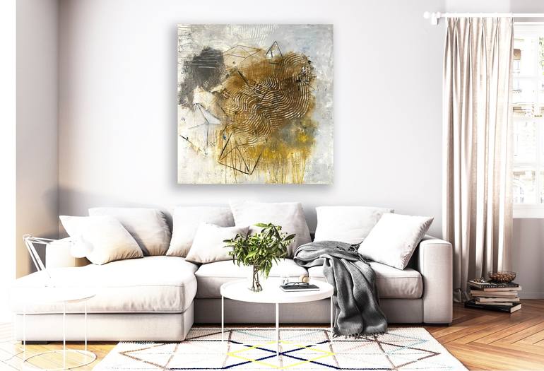 Original Abstract Expressionism Abstract Painting by Fran McNamara