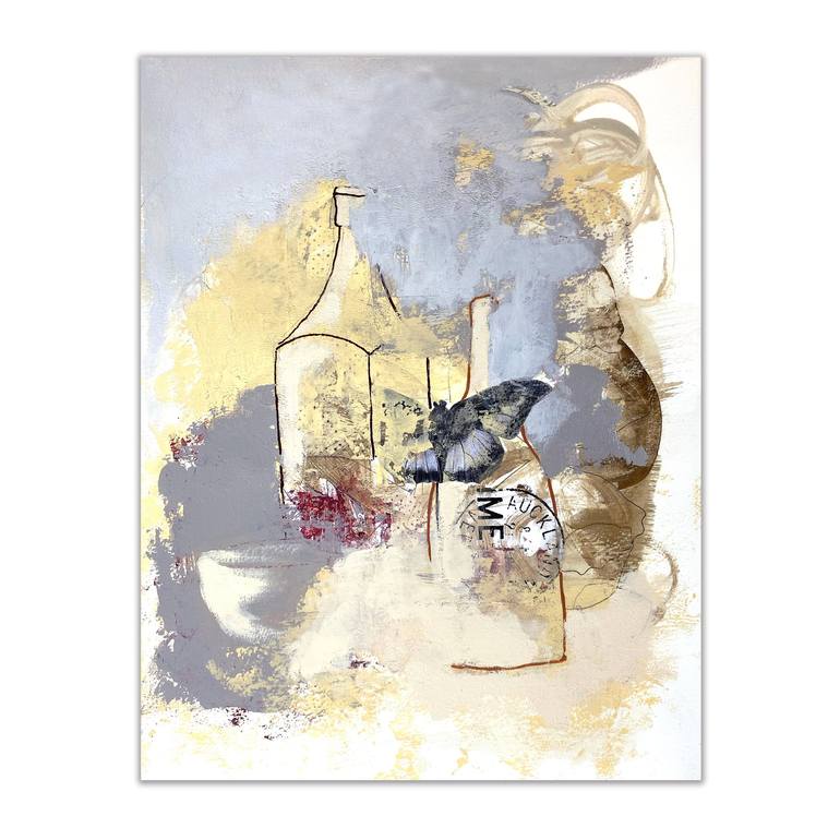 Original Abstract Still Life Painting by Fran Mcnamara