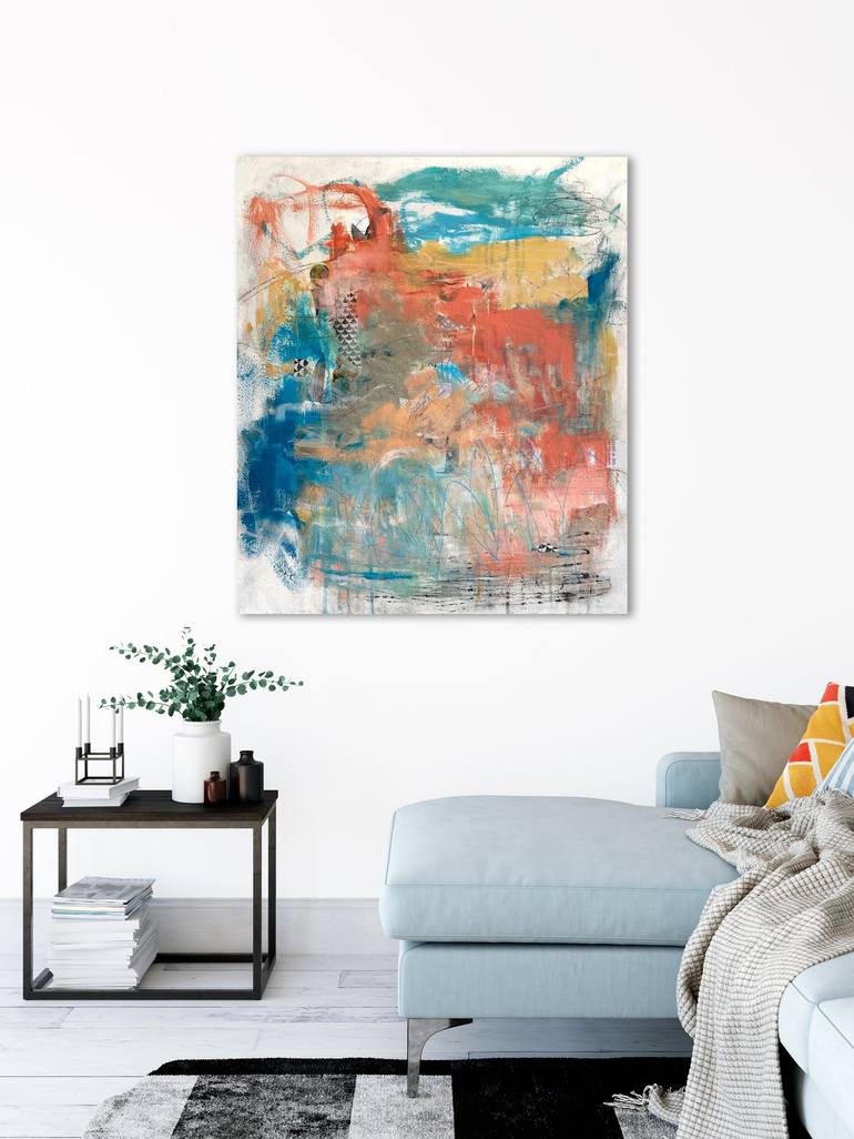 Original Expressionism Abstract Painting by Fran McNamara