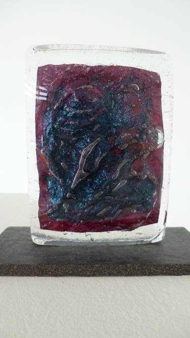 Saatchi Art Artist Keith Gilbert; Sculpture, “Trapped (metal in glass)” #art