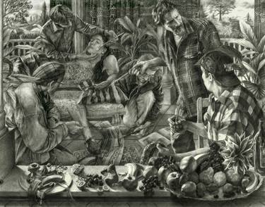 Print of Surrealism Fantasy Drawings by Kenneth Cobb