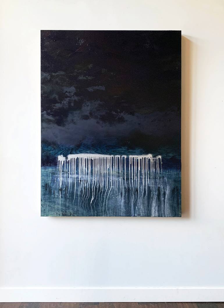 Original Abstract Expressionism Abstract Painting by Danie Wood