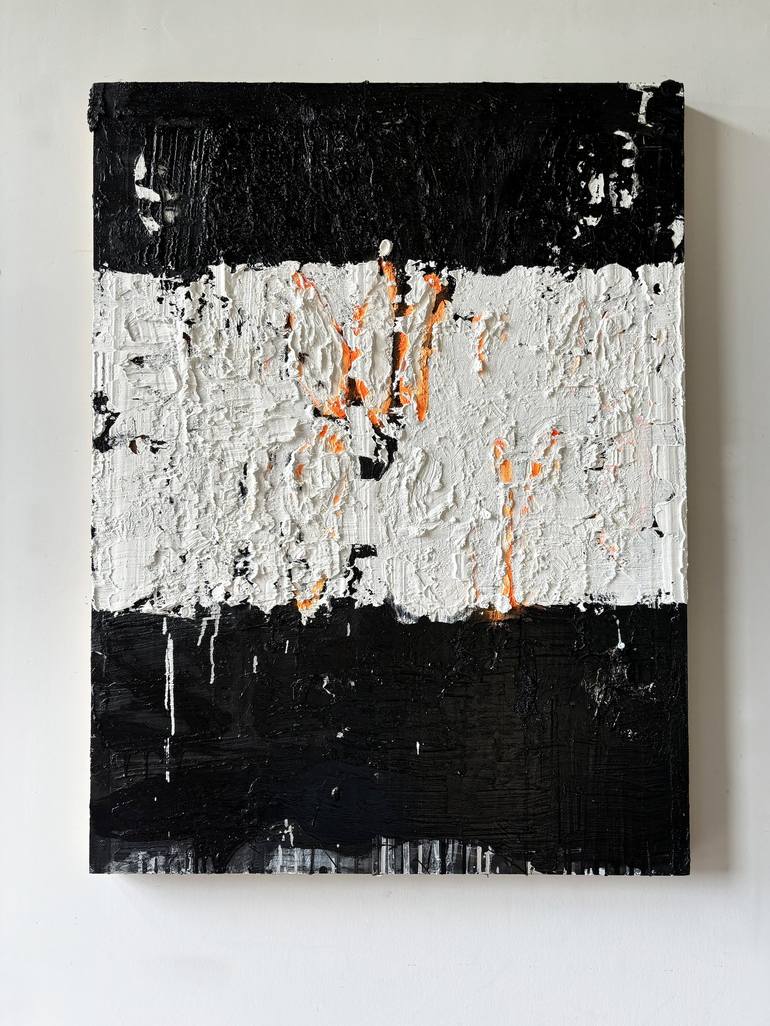 Original Abstract Expressionism Abstract Painting by Danie Wood