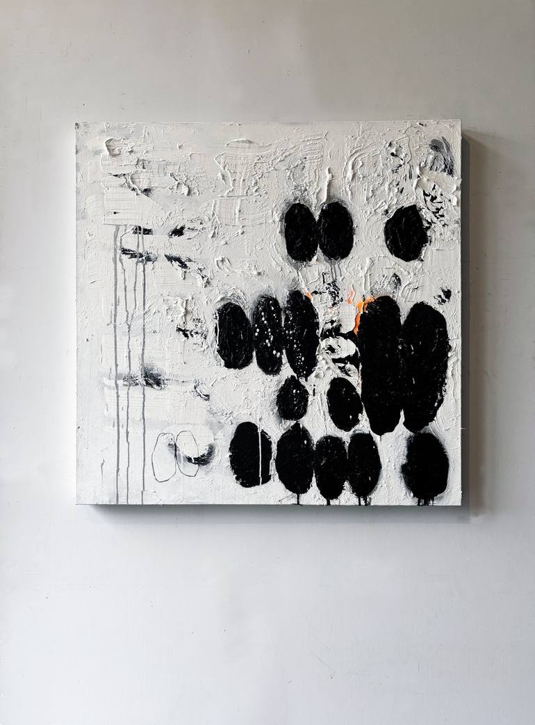 Original Abstract Expressionism Abstract Painting by Danie Wood