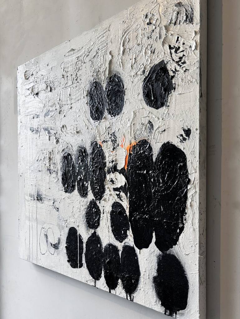 Original Abstract Expressionism Abstract Painting by Danie Wood
