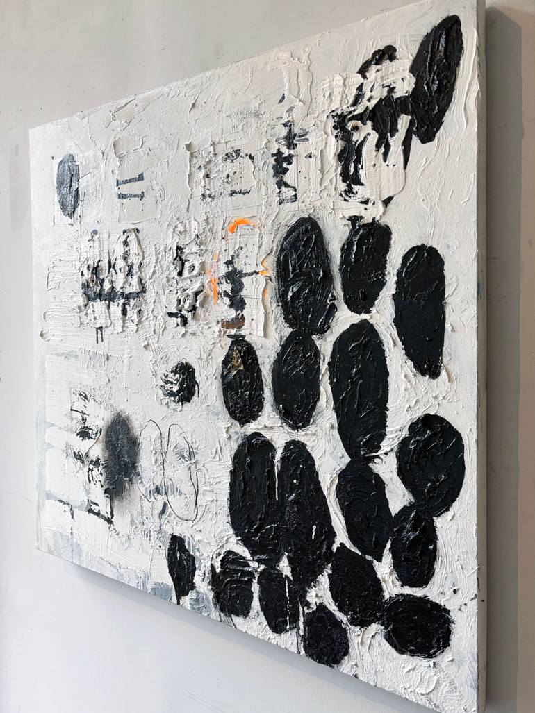 Original Abstract Expressionism Abstract Painting by Danie Wood