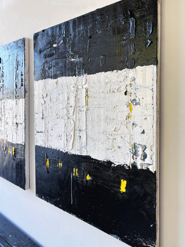 Original Abstract Expressionism Abstract Painting by Danie Wood