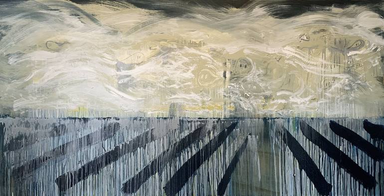 Original Abstract Expressionism Abstract Paintings by Danie Wood