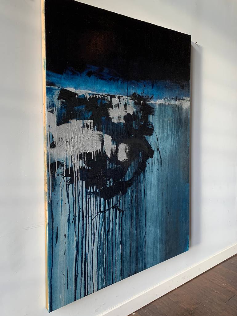 Original Abstract Expressionism Abstract Painting by Danie Wood