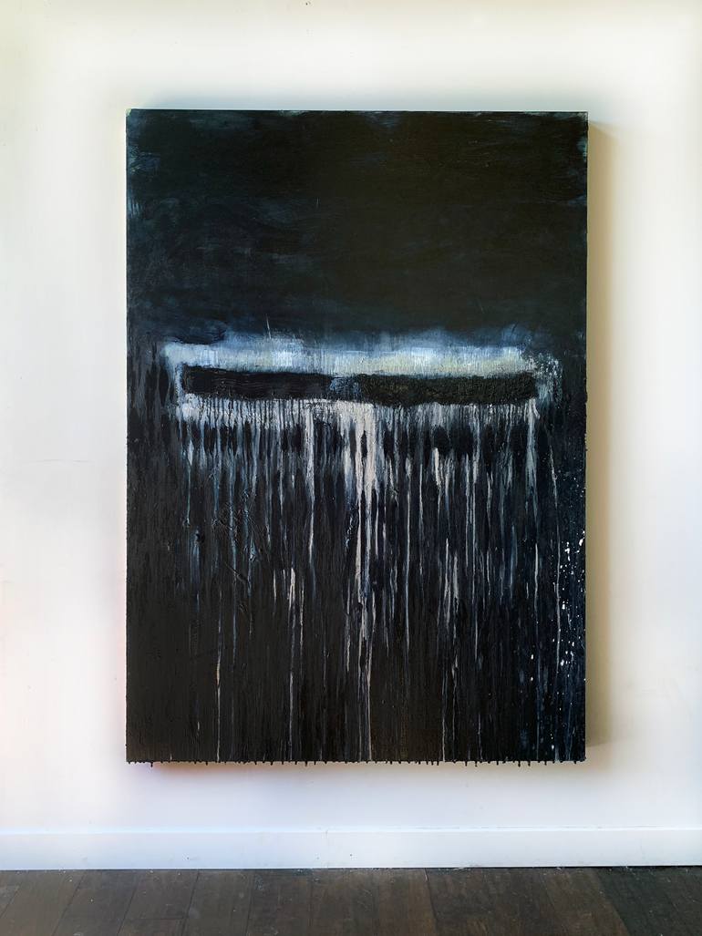 Original Abstract Expressionism Abstract Painting by Danie Wood