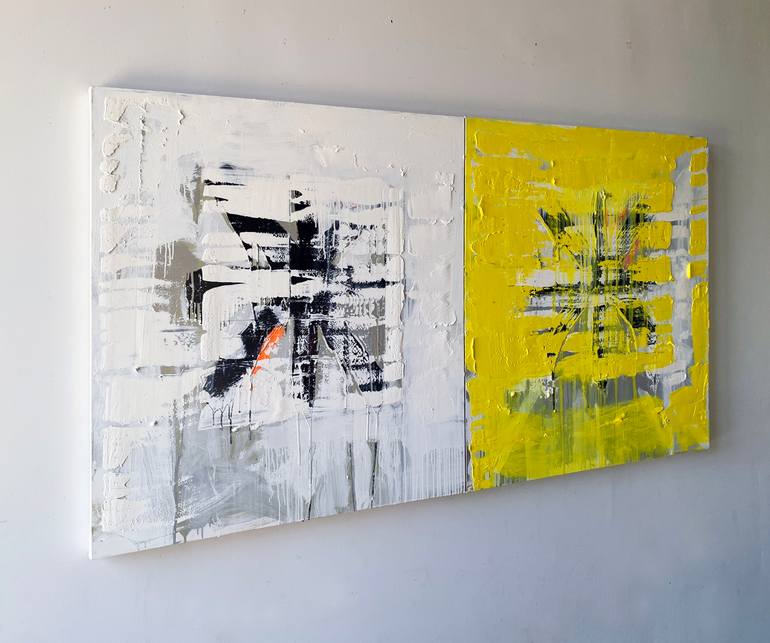 Original Abstract Expressionism Abstract Painting by Danie Wood