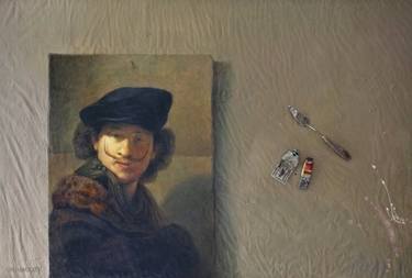 Rembrandt with Velvet Beret and Particular Mustasch thumb