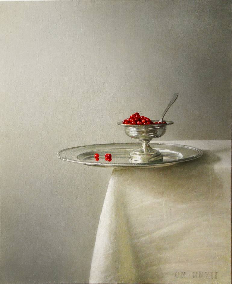 Original Figurative Still Life Painting by Oleg  Nourpeissov