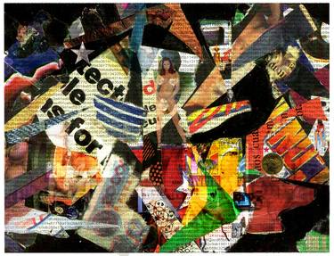 Original Abstract Collage by Fabian Giles