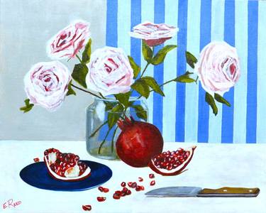 Original Still Life Paintings by E Reed