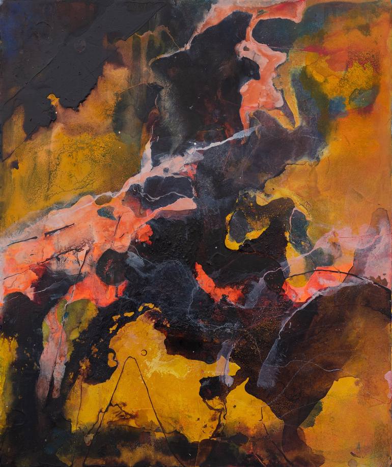 Original Abstract Painting by Claire Brewster | Abstract Art on Canvas | Finding The Right Way To Say It