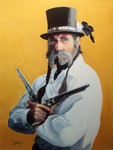 Original Portraiture Men Paintings by James Snuffer