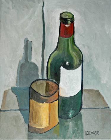 Original Impressionism Still Life Painting by Robert Holewinski