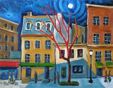 Print of Expressionism Places Paintings by Robert Holewinski