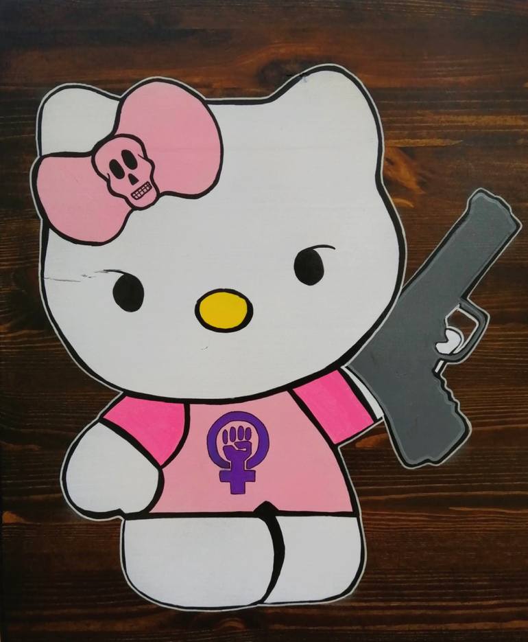 Original Pop Art Cartoon Painting by Segutoart Seguto