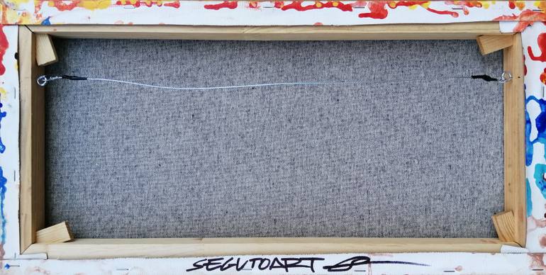 Original Pop Art Beach Painting by Segutoart Seguto