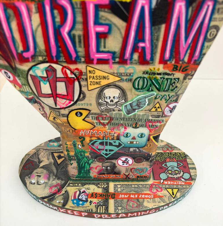 Original Pop Art Pop Culture/Celebrity Sculpture by Segutoart Seguto