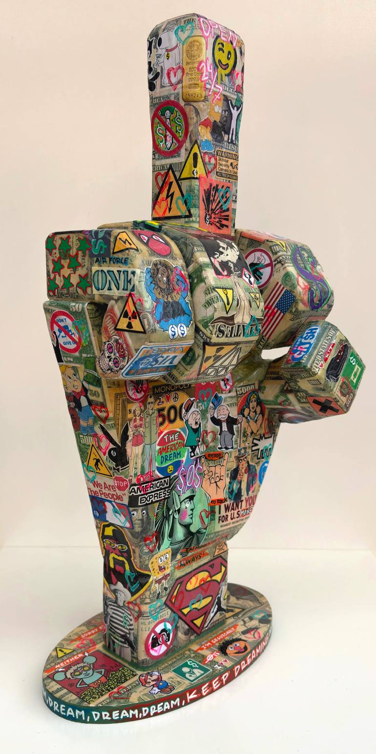 Original Pop Art Pop Culture/Celebrity Sculpture by Segutoart Seguto