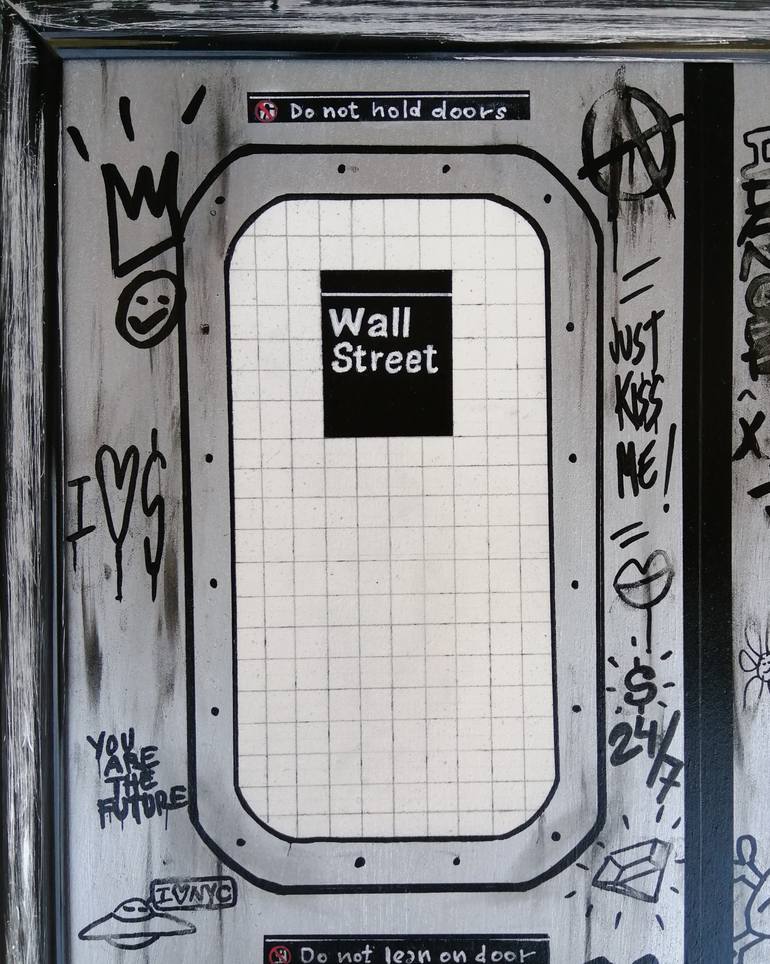 Original Street Art Transportation Painting by Segutoart Seguto