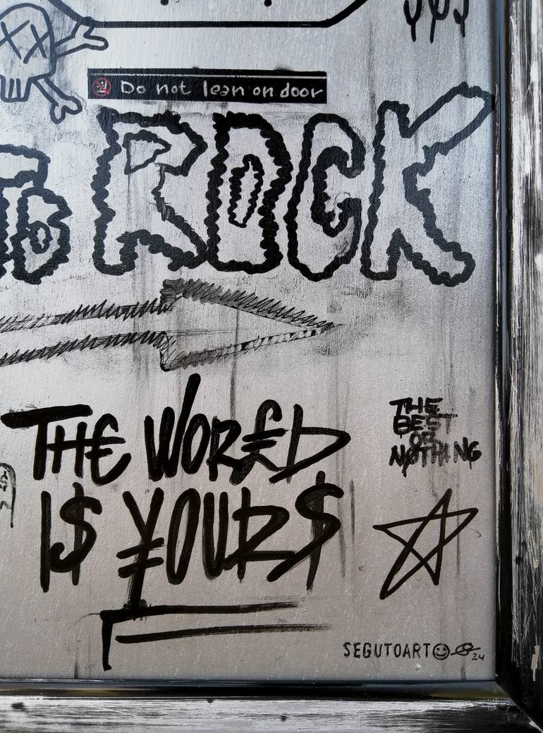 Original Street Art Transportation Painting by Segutoart Seguto