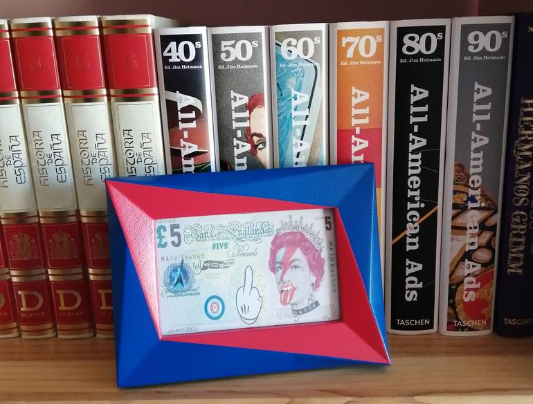 Original Pop Art Pop Culture/Celebrity Mixed Media by Segutoart Seguto