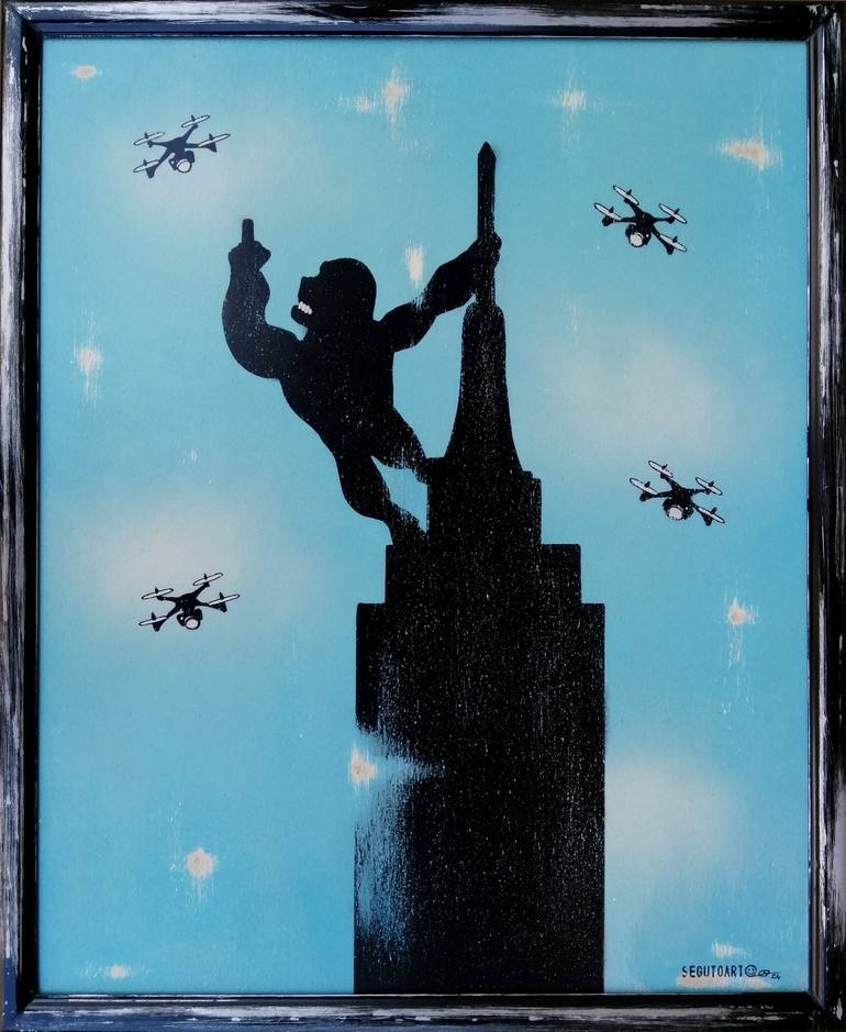 Original Pop CultureCelebrity Painting by Segutoart Seguto  Pop Art Art on Wood  LIVE