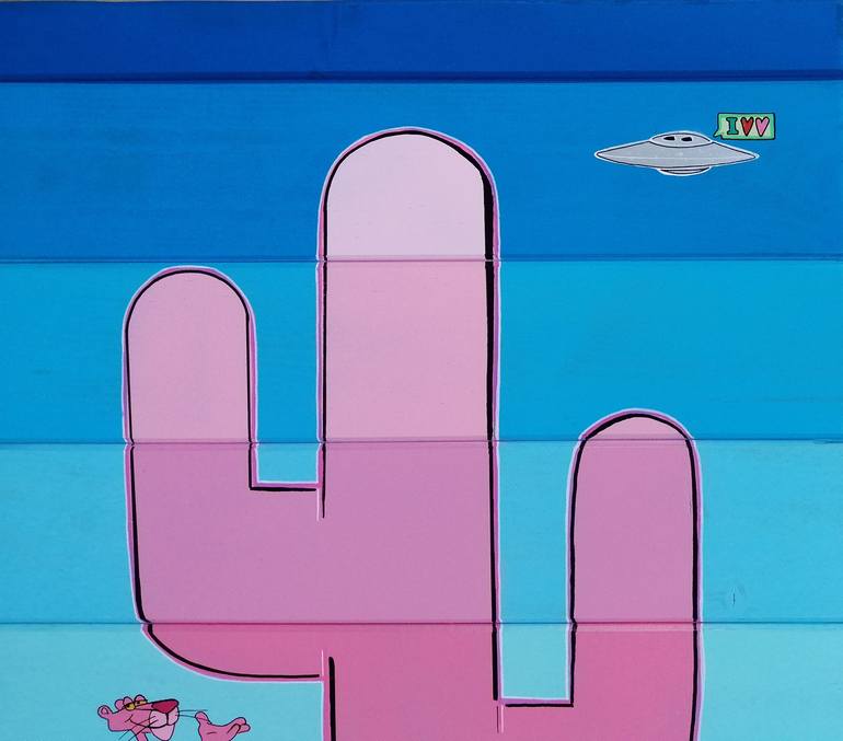 Original Pop Art Cartoon Painting by Segutoart Seguto