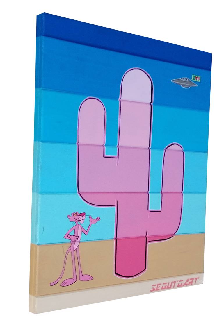Original Pop Art Cartoon Painting by Segutoart Seguto