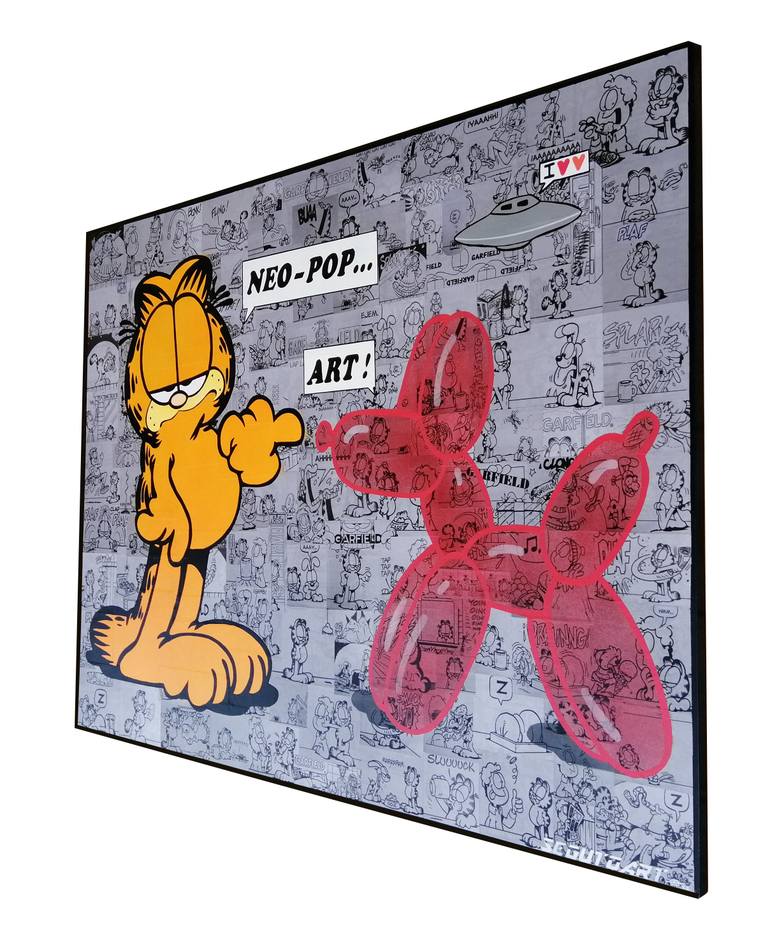 Original Street Art Comics Painting by Segutoart Seguto